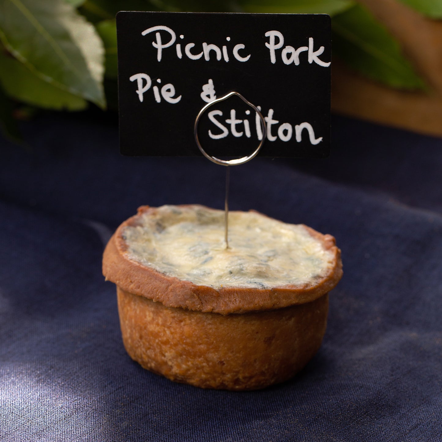 Picnic Pork Pie with Stilton Top
