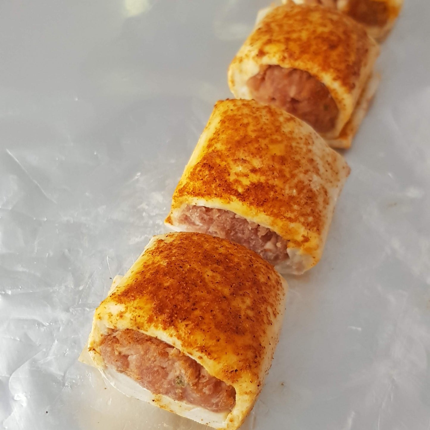 Chorizo Style Cocktail Sausage Rolls x 10 - Frozen