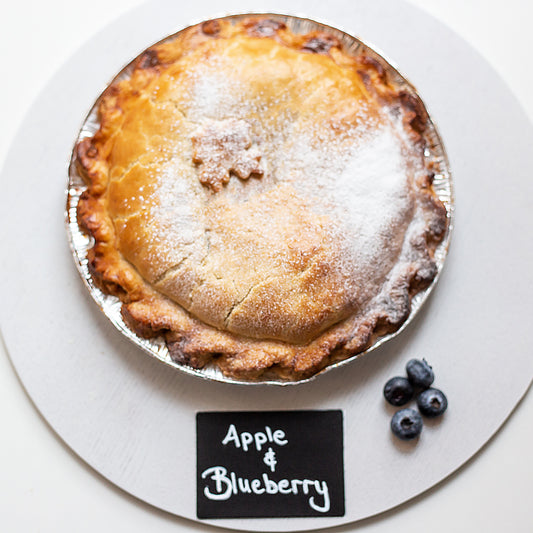 Apple & Blueberry Fruit Pie